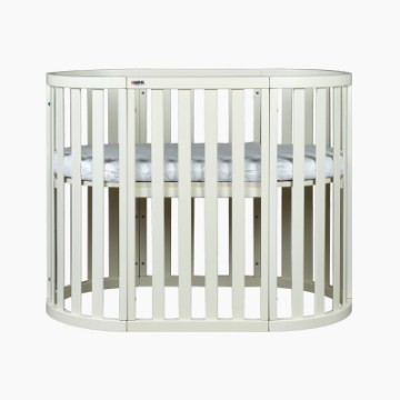 Pătuț bebeluș rotund/oval Mon Amie 9 în 1 ivoar